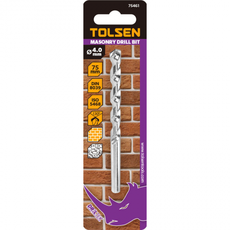 Foret béton Tolsen - 13773 - Foret béton 6x100mm Tolsen