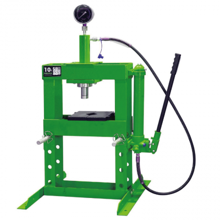 Presse atelier hydraulique 10T manuelle - 13853 - Presse atelier hydraulique 10T manuelle