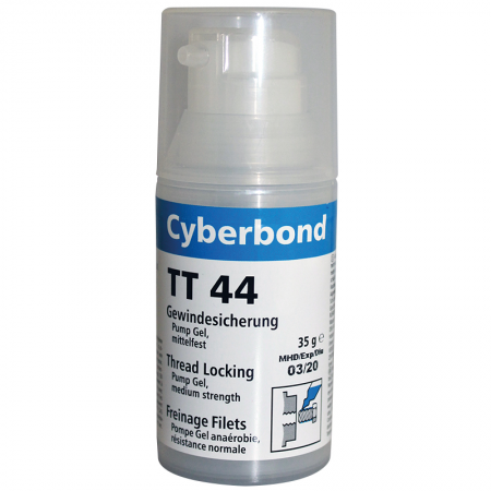 Gel freinage filetage moyen bleu 35g Cyberbond TT 44 - 14237/3 - Gel freinage filetage moyen bleu 35g Cyberbond TT 44 prix pièce/ Par 3 mini