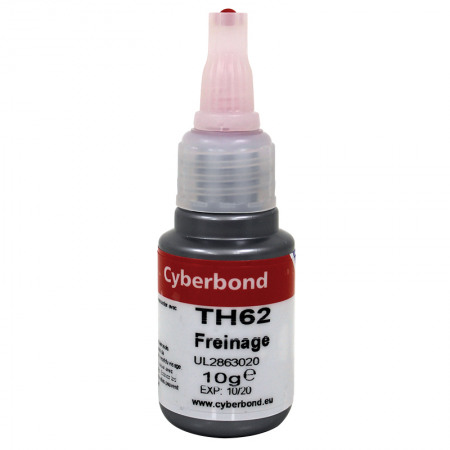 Colle anaérobie fixation forte rouge 10g Cyberbond TH 62 - 14238/3 - Colle anaérobie fixation forte rouge 10g Cyberbond TH 62 prix pièce/ Par 3 mini