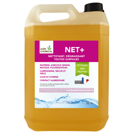 Produit nettoyant Net+ 5L - 14442 - Produit nettoyant Net+ 5L