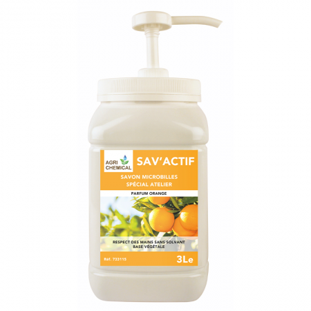 Savon d'atelier Sav'actif orange 3L - 14446 - Savon d'atelier Sav'actif orange 3L