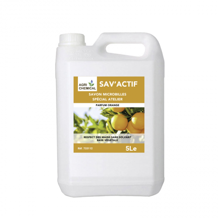 Savon d'atelier Sav'actif orange 5L - 14447 - Savon d'atelier Sav'actif orange 5L