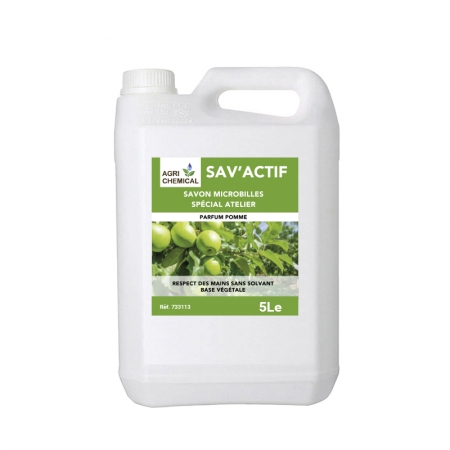 Savon d'atelier Sav'actif pomme 5L - 14448 - Savon d'atelier Sav'actif pomme 5L