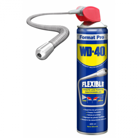 Aérosol WD40 multifonctions + flexible 18cm 600ml - 14456/3 - Aérosol WD40 multifonctions + flexible 18cm 600ml prix pièce/ Par 3 mini