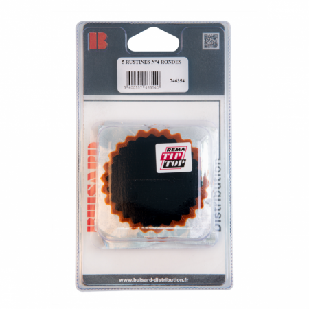 5 rustines n°4 rondes - 14491 - 5 rustines n°4 rondes