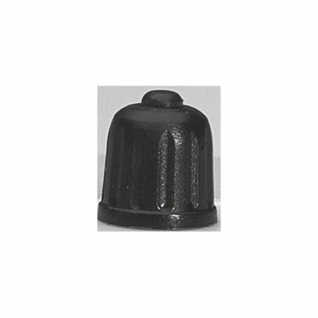 Bouchon valve standard noir nylon à joint - 14607/25 - Bouchon valve standard noir nylon à joint prix pièce/par 25 mini