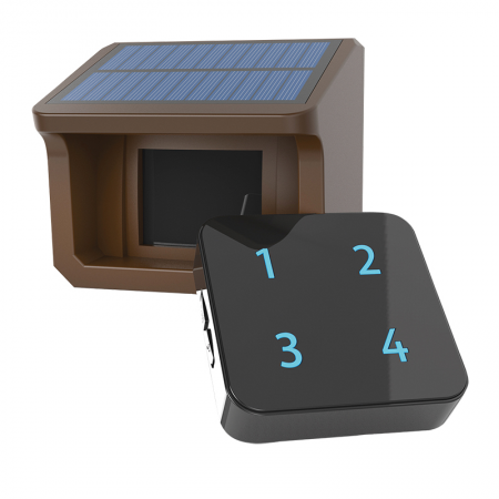 Securkit - Kit détecteur intrusion - Carillon solaire longue portée - 14621 - Securkit - Kit détecteur intrusion - Carillon solaire longue portée