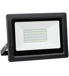 Projecteur Led extra plat noir 50W 4000LM
