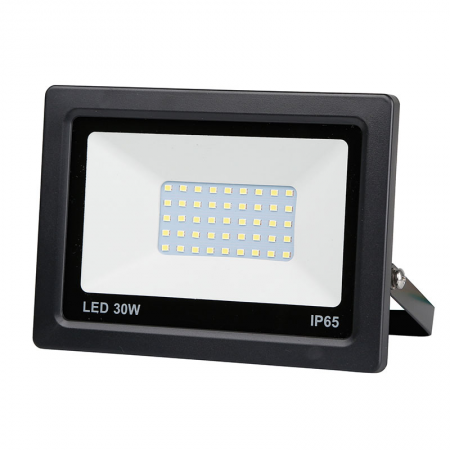 Projecteur Led extra plat noir 30W 2400LM - 14639/3 - Projecteur Led extra plat noir 30W 2400LM prix pièce/par 3 mini