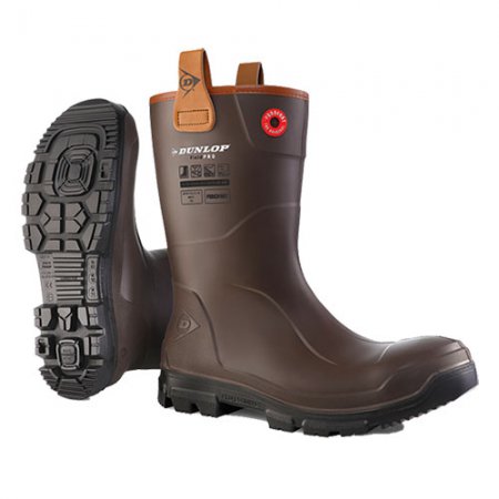 Bottes Dunlop Rigpro marron O4 - 14851 - Bottes Dunlop Rigpro marron O4 - Taille 37