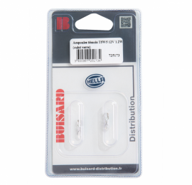 Ampoule témoin T5W5 1,2W Hella sous blister / lot de 2