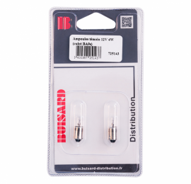 Ampoule témoin 12V 4W Lumitrack sous blister / lot de 2