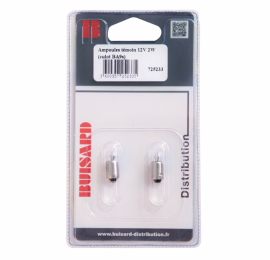 Ampoule témoin 12V 2W Lumitrack sous blister / lot de 2