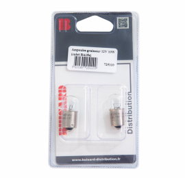 Ampoule graisseur 12V 10W Hella sous blister / lot de 2