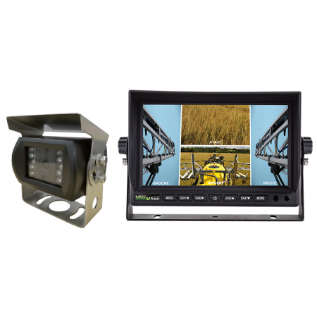 Kit rétrovision Visiotrack HD Multivision 120° écran 7" - 14951 - Kit rétrovision Visiotrack HD Multivision 120° écran 7"