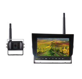 Kit rétrovision Visiotrack sans fil HD 120° écran 7"