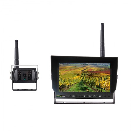 Kit rétrovision Visiotrack sans fil HD 120° écran 7" - 14955 - Kit rétrovision Visiotrack sans fil HD 120° écran 7"