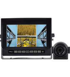 Kit rétrovision Visiotrack écran étanche 7" caméra 120°