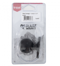 Base losange + rotule d.1,5" RAM sous blister / à l'unité