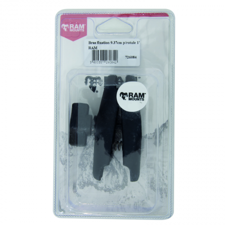 Bras de fixation 9,37cm pour boule d.1" RAM sous blister / à l'unité - 15017 - Bras de fixation 9,37cm pour boule d.1" RAM sous blister / à l'unité