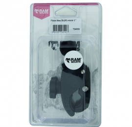 Base avec pince étau + rotule d.1" RAM sous blister / à l'unité