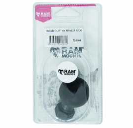 Tige filetée M8X125 + rotule d.1,5" RAM sous blister / à l'unité