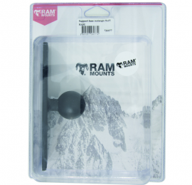 Base rectangle + rotule d.1,5" RAM sous blister / à l'unité