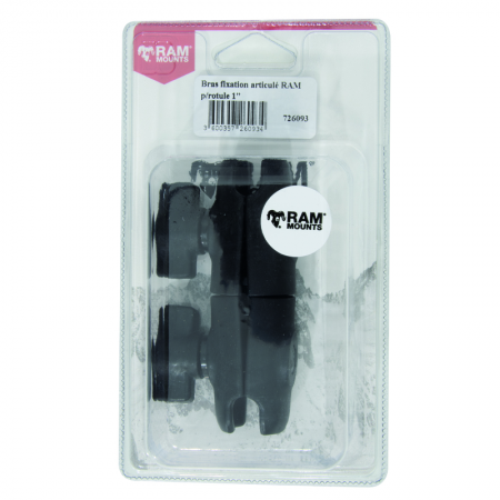 Bras de fixation articulé pour rotule 1" RAM sous blister / à l'unité - 15056 - Bras de fixation articulé pour rotule 1" RAM sous blister / à l'unité