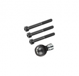 Base ronde 1" avec 3 vis M8 RAM en vrac / à l'unité