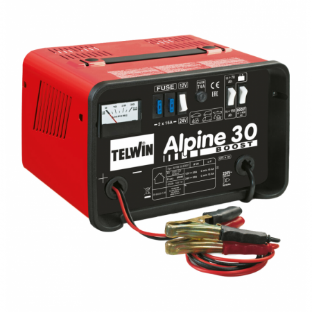 Chargeur de batterie Alpine 30 Boost 230V 12-24V Telwin - 15180 - Chargeur de batterie Alpine 30 Boost 230V 12-24V Telwin