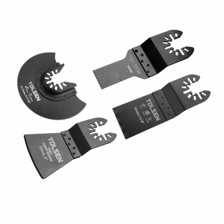 Kit 4 lames de scies oscillant multifonction Tolsen - 15194 - Kit 4 lames de scies oscillant multifonction Tolsen