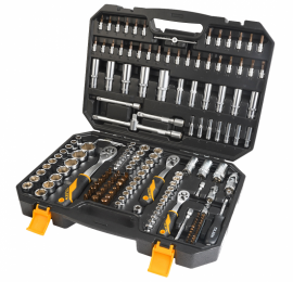 Coffret à douilles Pro 1/4" 3/8" 1/2" - 175 pièces Tolsen