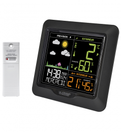 Station météo couleur avec prévision et 1 capteur