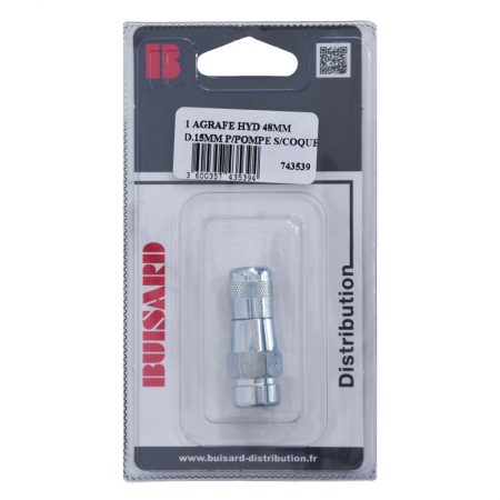 Agrafe hydraulique 48mm standard Umeta sous blister / à l'unité - 15273 - Agrafe hydraulique 48mm standard Umeta sous blister / à l'unité