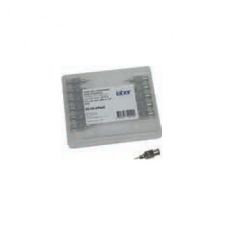 Boite de 12 aiguilles inox Iaber Eco base carrée LL - 15397 - Boite de 12 aiguilles inox Iaber Eco base carrée LL 0,8X5mm 21Gx3/16