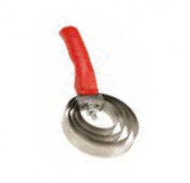 Etrille ronde en métal dents fines poignée plastique Iaber