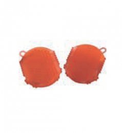 Etrille en caoutchouc style gant double