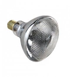 Ampoule infrarouge blanche verre renforcé E27 220V