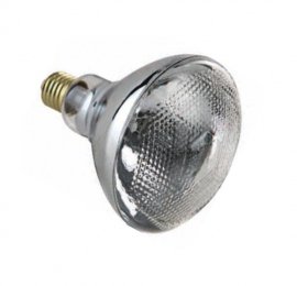 Ampoule infrarouge blanche verre renforcé E27 220V