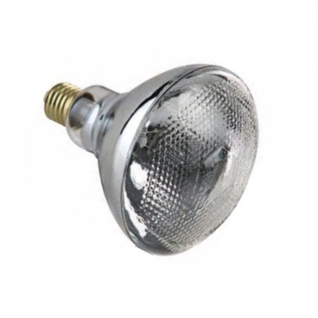 Ampoule infrarouge blanche verre renforcé E27 220V - 15517 - Ampoule infrarouge blanche verre renforcé E27 220V 100W