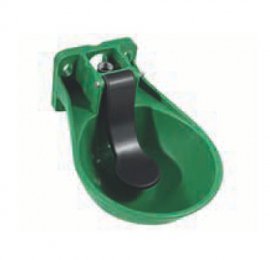 Abreuvoir PVC 2,5L pour bovins/équins avec palette PVC G 1/2"