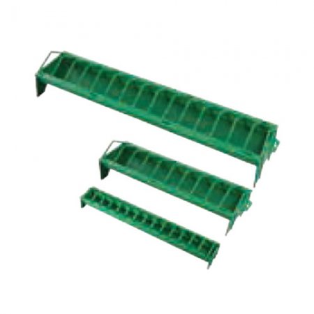 Mangeoire à barre plastique avec grille - 15562 - Mangeoire à barre plastique avec grille 50x15x13cm