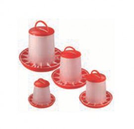 Mangeoire plastique pour poulets Iaber Aie avec poignée et couvercle