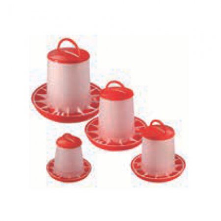 Mangeoire plastique pour poulets Iaber Aie avec poignée et couvercle - 15569 - Mangeoire plastique pour poulets Iaber Aie avec poignée et couvercle 1,5kg