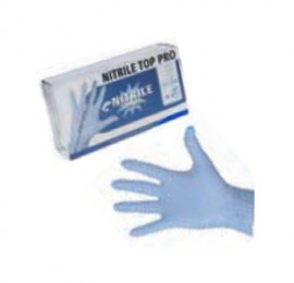 Gant nitrile bleu jetable Top Pro 24cm 6,8mil 0,17mm