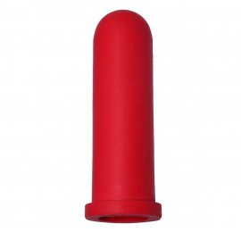 Tétine pour veaux caoutchouc rouge 10cm