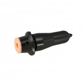 Tétine pour veaux noire 2 sorties pour seau 3-4L d.26,5mm