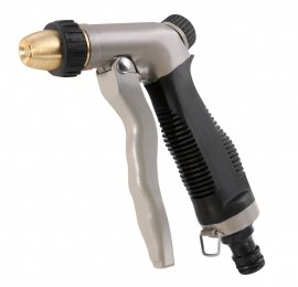 Pistolet à pression Premium en plastique/métal avec réglage et raccord rapide