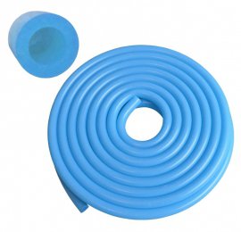 Rouleau tuyau silicone bleu